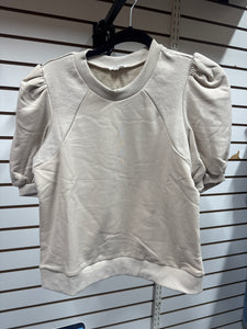 Roundneck Puff Sleeve Top