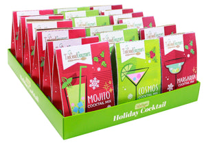 Santa's Friend PDQ - Cocktail Mixes: Case pack of 18 - 6 of each