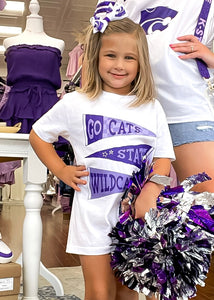 YOUTH - K-State Go Cats Flag Tee