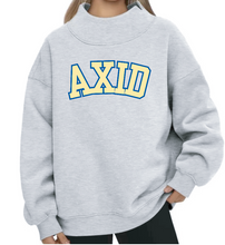 Load image into Gallery viewer, G-10: Block Mock Neck Greek Sweatshirt - Customizable
