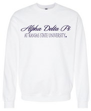 Load image into Gallery viewer, G-5: K-State White Sorority Crew - Customizable
