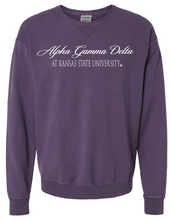 Load image into Gallery viewer, G-6: K-State Purple Sorority Crew - Customizable
