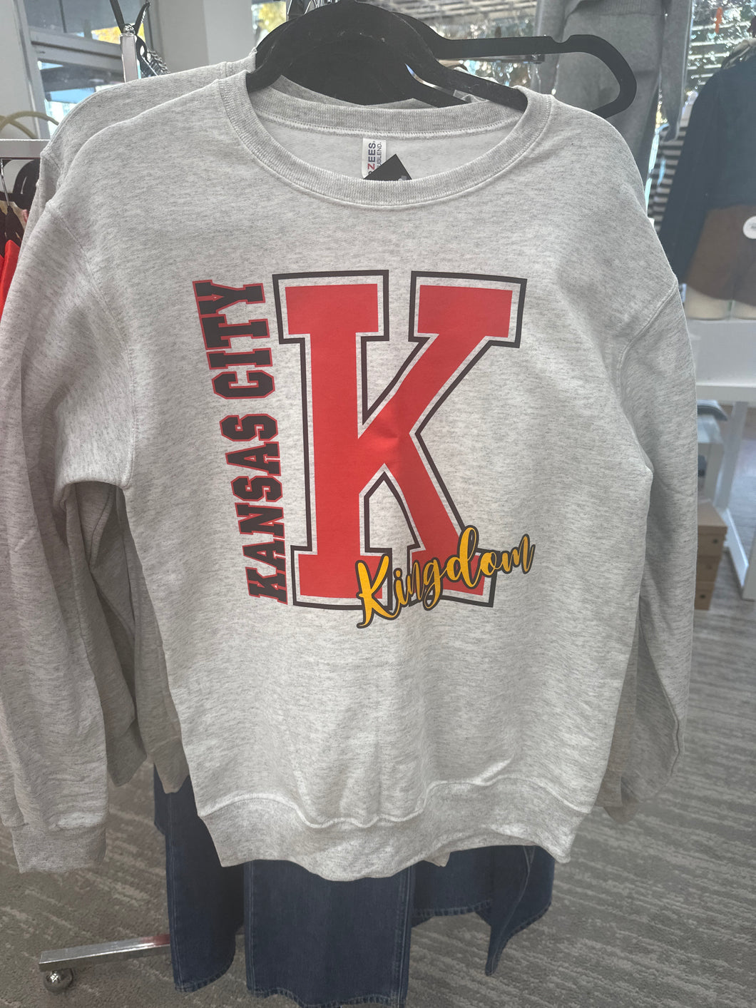 KC Kingdom Grey Sweatshirt