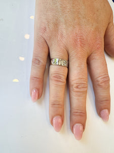 CATS Silver Plated Ring