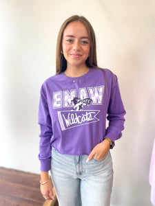 K-State EMAW Cropped Long Sleeve