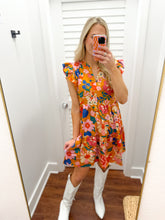 Load image into Gallery viewer, Macy Floral Printed Tiered Dress
