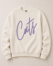 Load image into Gallery viewer, K-3: Vintage Cats Script Tee and Crewneck
