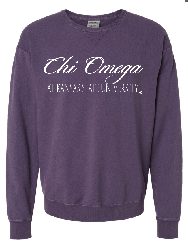 G-6: K-State Purple Sorority Crew - Customizable