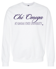 Load image into Gallery viewer, G-5: K-State White Sorority Crew - Customizable
