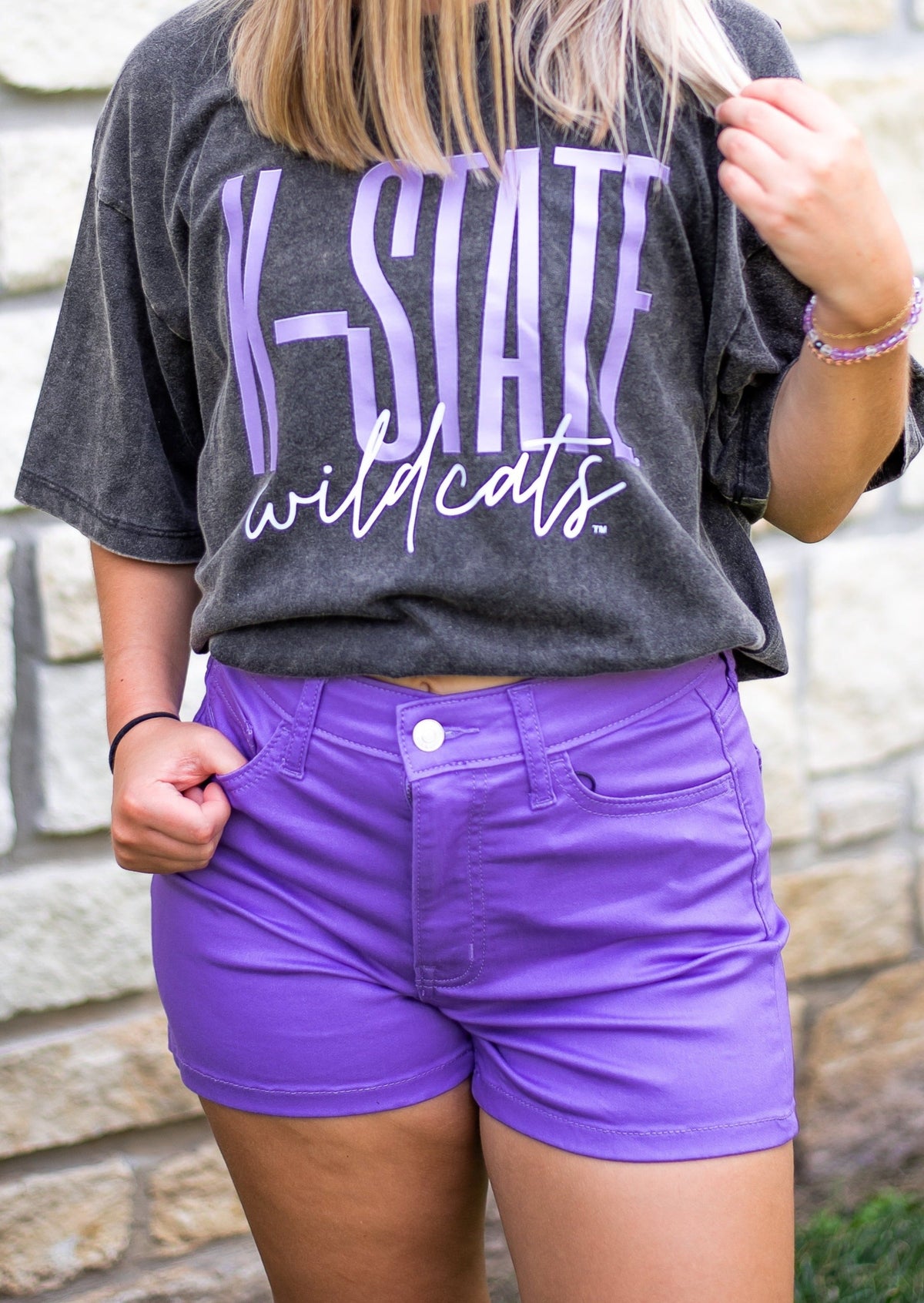 K-10: Mineral Wash K-State Wildcats Tee