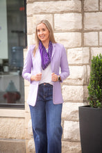 Load image into Gallery viewer, Powercat + Paiselys Saturday Tie Scarf - Purple
