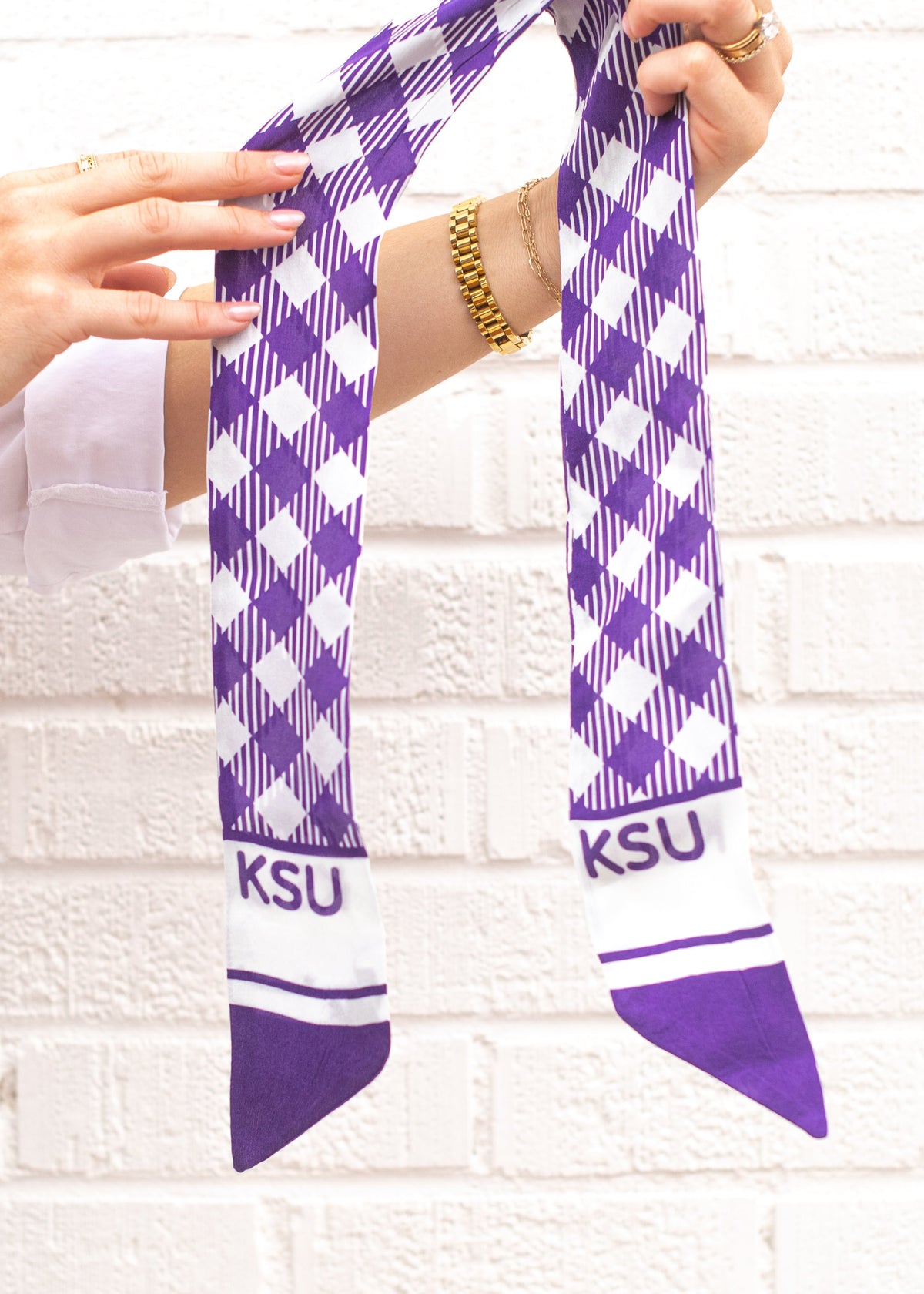 Gingham Twilly Scarf