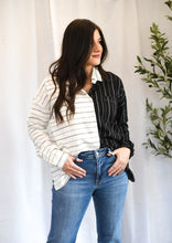 Load image into Gallery viewer, Haylee Striped Color Block Top
