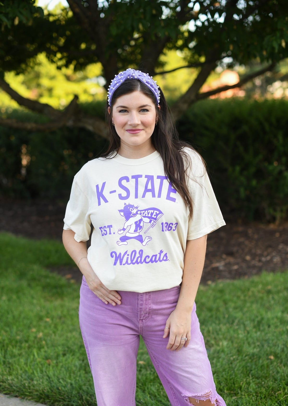 K-18: 1863 K-State Ivory Tee