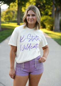 K-State Wildcats Ivory Tee