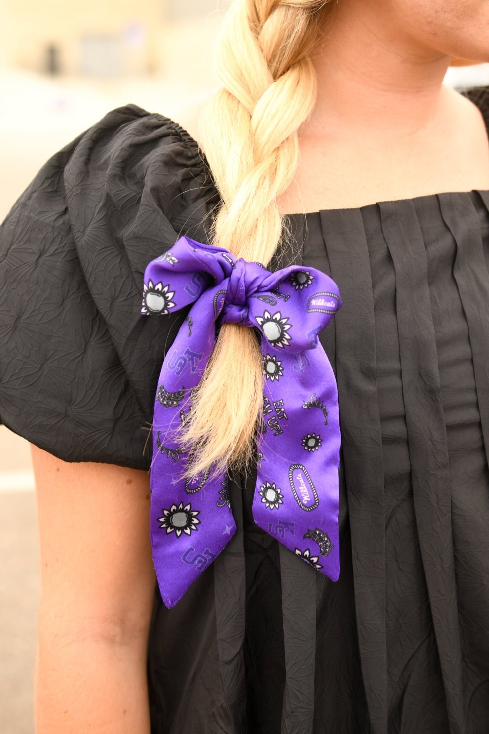 Kansas State University Twilly Scarf - Dark Purple