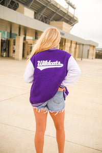 K-State Retro Bomber Jacket