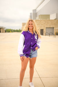 K-State Retro Bomber Jacket