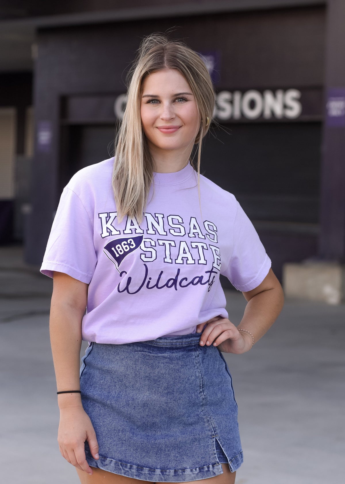 K-2: K-State Lavender Pride Tee and Crewneck