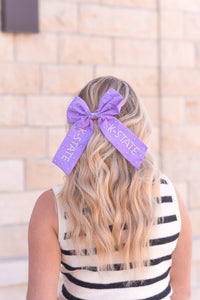 K-State Beaded Hairbows