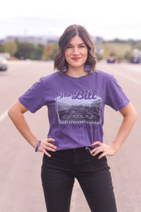 'The Bill' Vintage K-State Tee- Purple