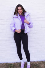 Load image into Gallery viewer, High Neck Puffer Jacket Lavender
