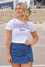 Load image into Gallery viewer, Gameday Gingham Bow Top
