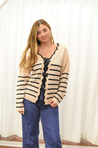 Bow Davi & Dani Stripe Top