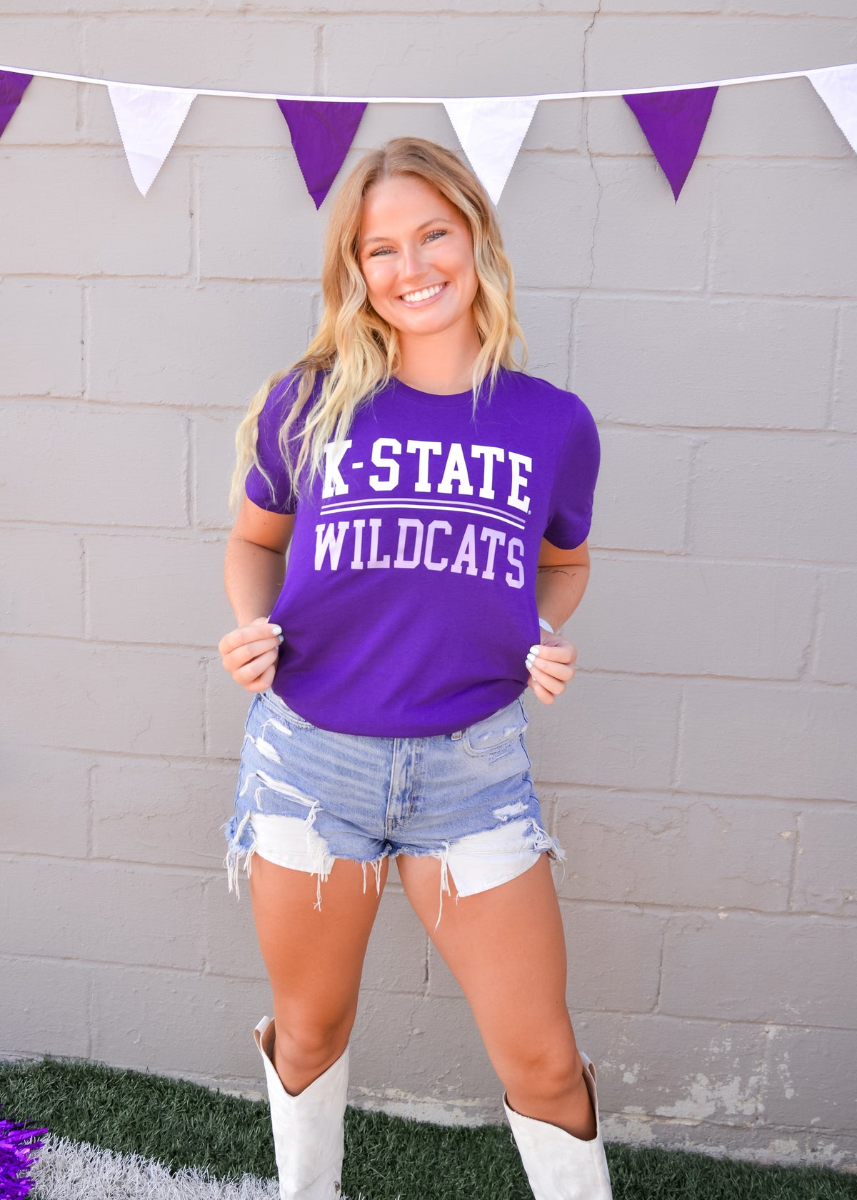 K-20: K-State Wildcats Bold Logo Tee