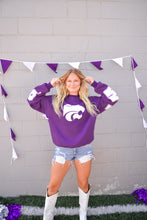Load image into Gallery viewer, Purple Wildcats Reversed Crew
