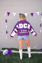 Load image into Gallery viewer, Purple Wildcats Reversed Crew
