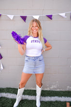 Load image into Gallery viewer, Go State Purple Baby Tee
