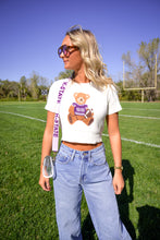 Load image into Gallery viewer, Short Sleeve Teddy Bear Sweater Top
