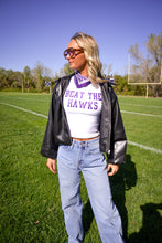 Load image into Gallery viewer, Faux Leather Cropped Jacket
