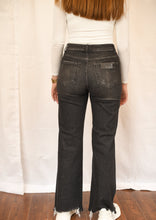 Load image into Gallery viewer, High-Rise Wide Leg Jeans Black
