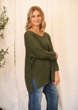 Load image into Gallery viewer, Olive Knitted Sweater
