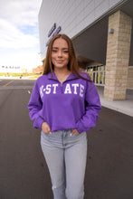 Load image into Gallery viewer, K-State Wildcats Purple 1/4 Zip Pullover
