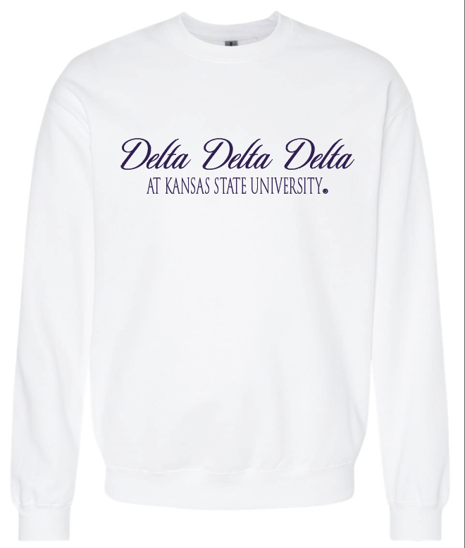 G-5: K-State White Sorority Crew - Customizable