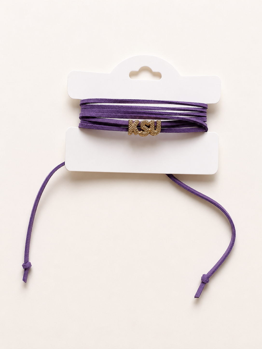 KSU Leather Necklace