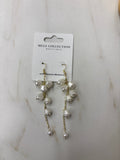 White Dangle Earrings