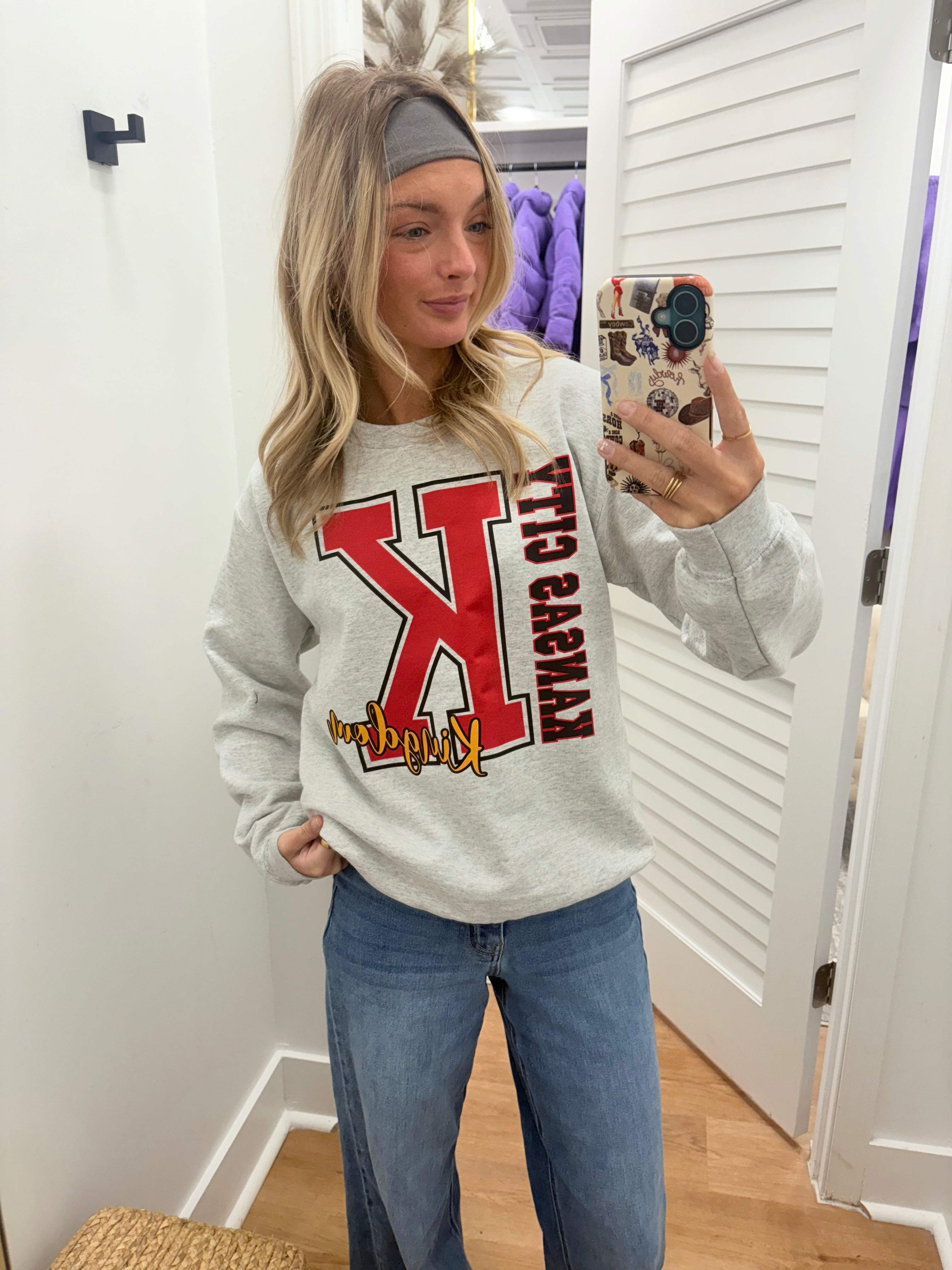 KC Kingdom Grey Sweatshirt