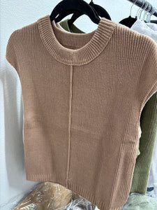 Brown Mocha Sweater Top