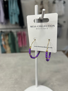 Gameday Beaded Earring