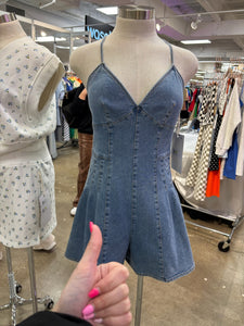 Kailee Demin Romper