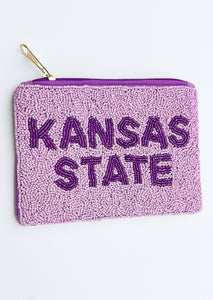 Kansas State Beaded Coin Purse