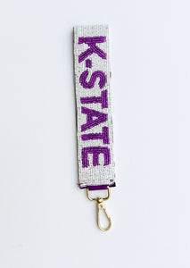 K-State Beaded Keychain/Purse Chain