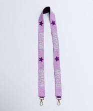 Load image into Gallery viewer, EMAW Lavender Beaded Purse Strap
