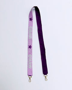 EMAW Lavender Beaded Purse Strap