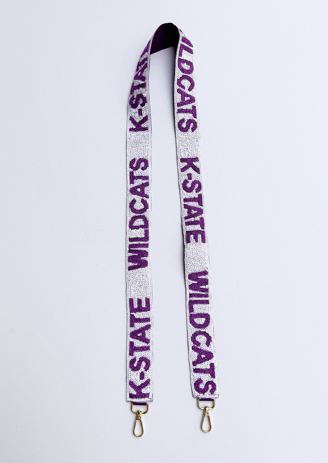 K-State Wildcats Sequin Purse Strap