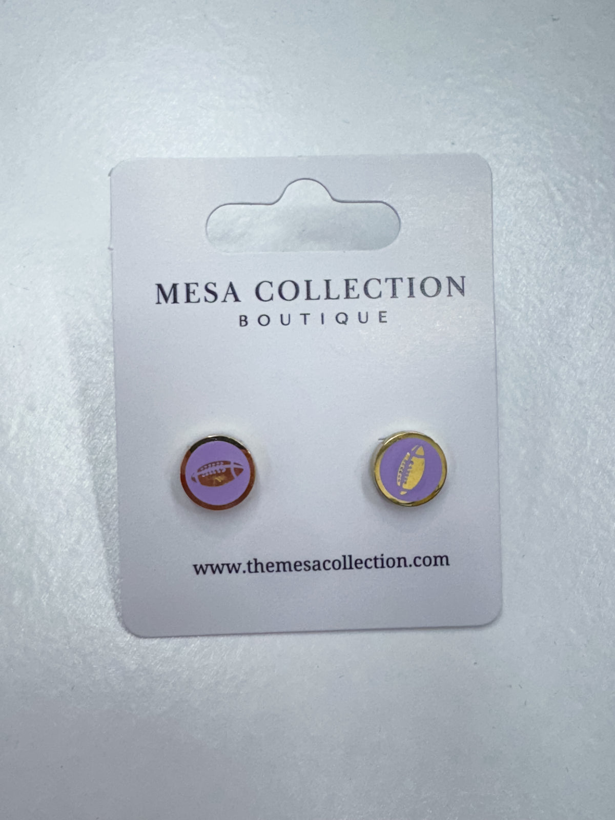 Lavender Football Studs